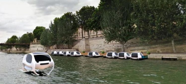 The newest watertaxi’s for Paris by 2017? Uber-driven?