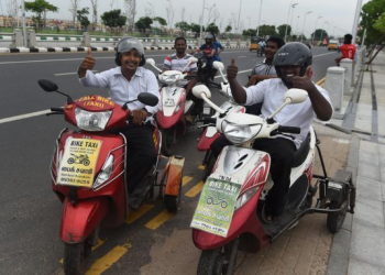 A new approach: bike-taxis run by ‘differently abled’ drivers