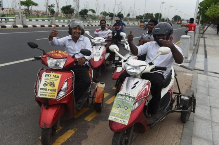 A new approach: bike-taxis run by ‘differently abled’ drivers