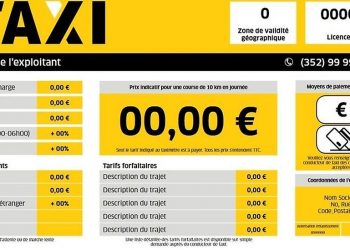 Taxi travel about to get more transparent in Luxembourg