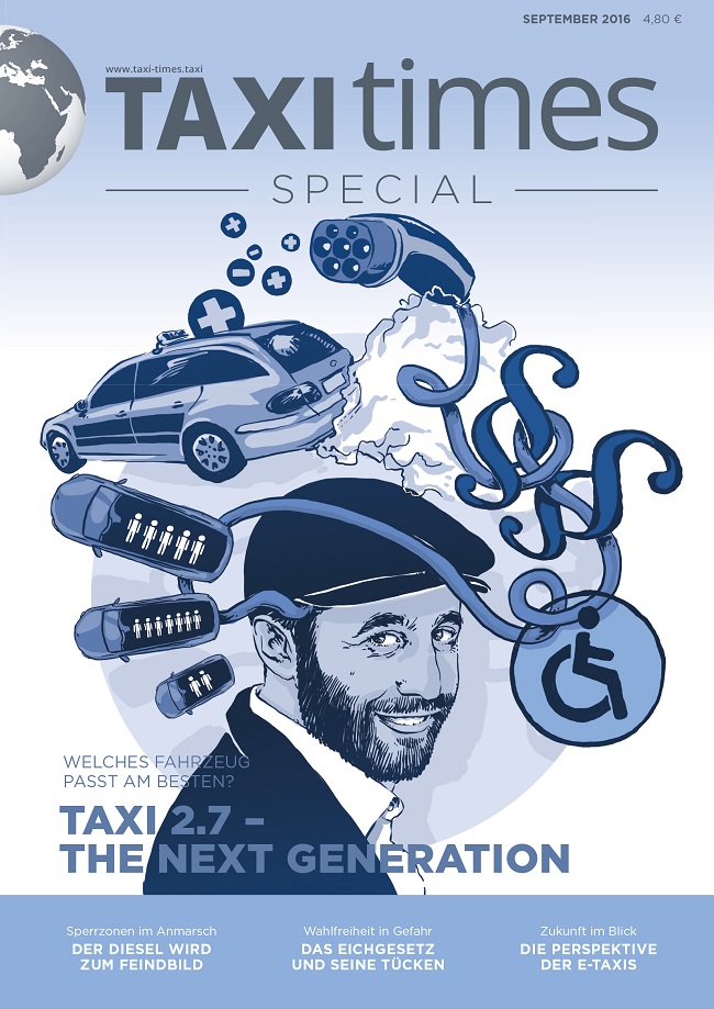 Taxi Times Sonderheft fasst die Varianten beim Taxikauf zusammen