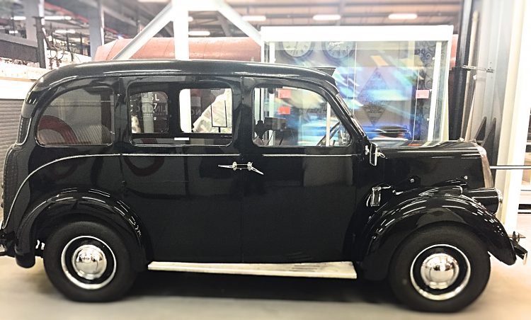 The Irish pub that comes with a 1955 Beardmore Taxi