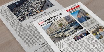 Münchner Taxidemo bekommt großes Medienecho