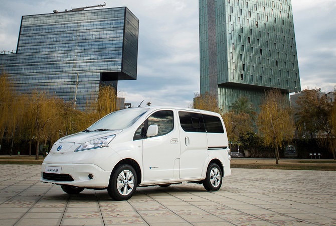 Neuer Nissan e-NV200 demnächst als Taxiversion bestellbar