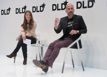 Dara Khosrowshahi auf dem DLD Kongress Foto: Taxi Times