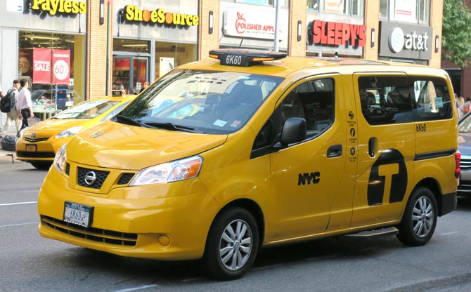 New York Yellow cabs nicht mehr nur Nissan Foto: Taxi Times
