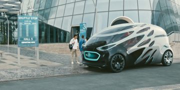 Mercedes zeigt Vision eines autonomen Vans