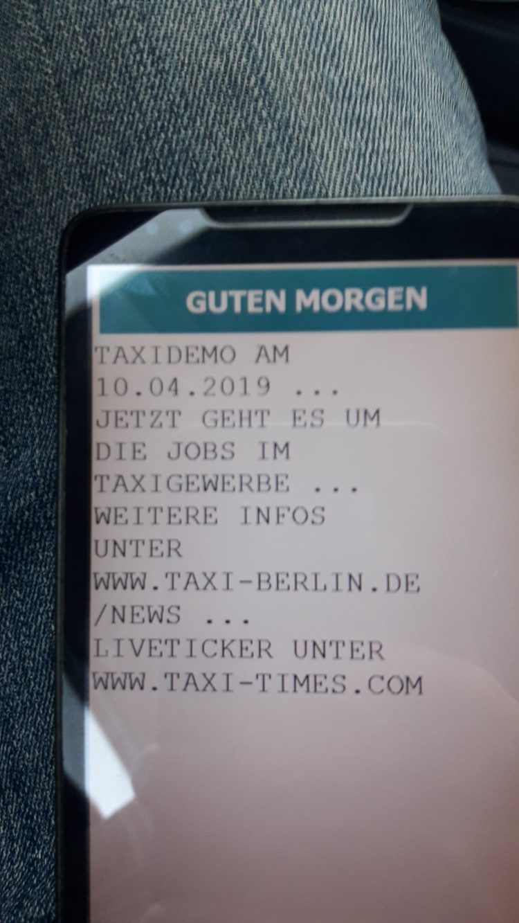 Liveticker – so lief der bundesweite Taxi-Aktionstag „Scheuerwehr“