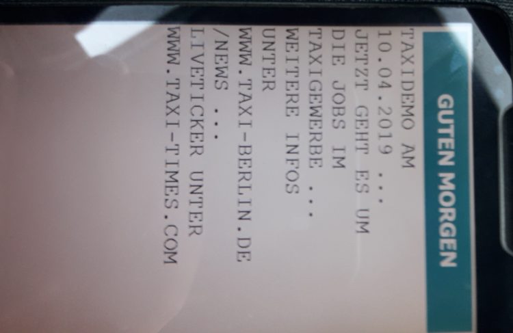 Liveticker – so lief der bundesweite Taxi-Aktionstag „Scheuerwehr“