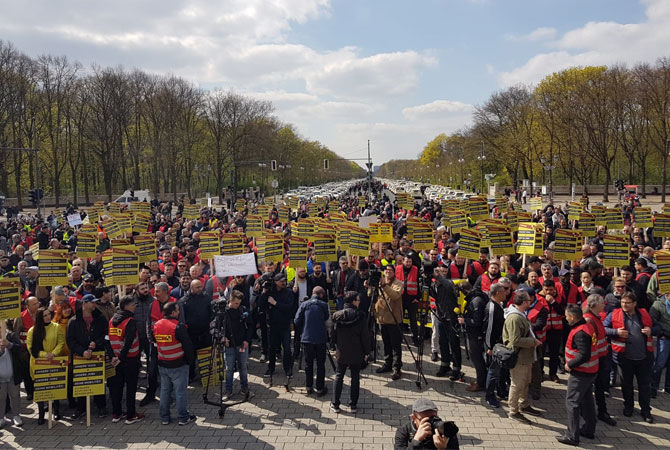 Liveticker – so lief der bundesweite Taxi-Aktionstag „Scheuerwehr“