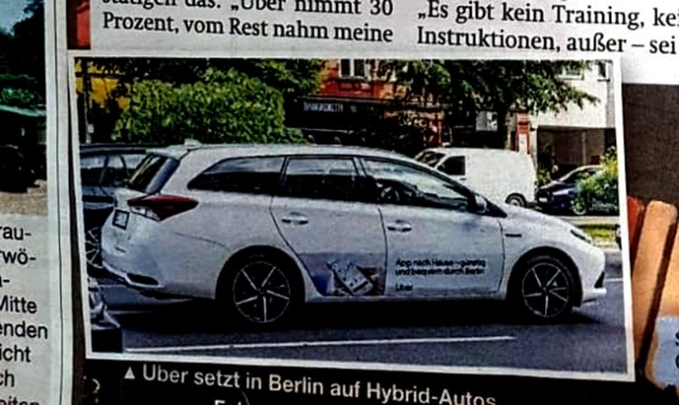 Springer schreibt ein bisschen negativ über Uber