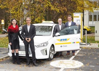 Grazer Ladesäulen nur für E-Taxis