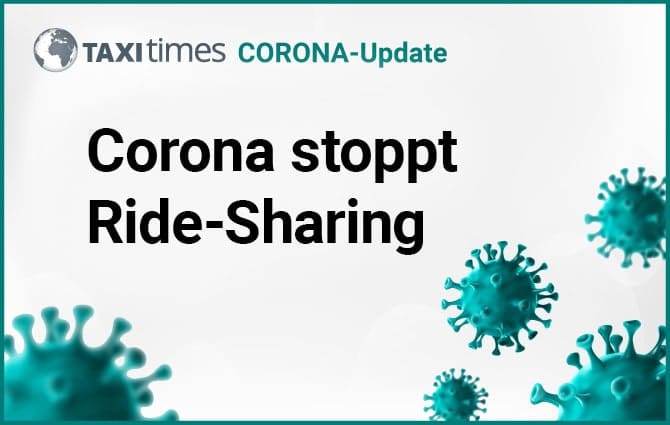 Corona stoppt bzw. reduziert Ride-Sharing