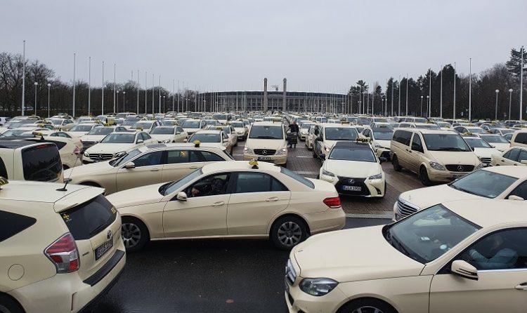 Taxi-Demos sind die Spitze eines Eisbergs