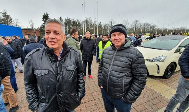 Taxi-Demo in Berlin: friedlich und ohne viel Chaos