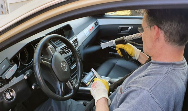 Hygiene für das Taxi