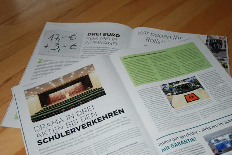 Taxi Times Printausgabe mit großem Corona-Schwerpunkt