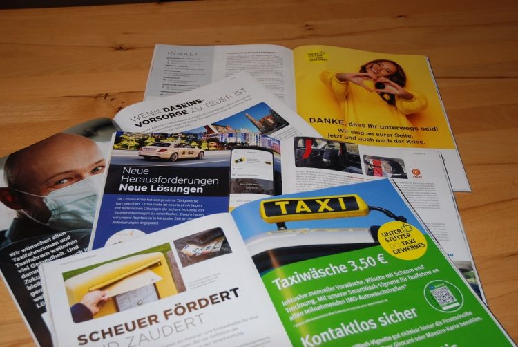 Taxi Times Printausgabe mit großem Corona-Schwerpunkt