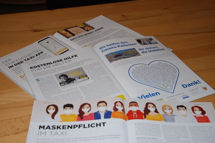 Taxi Times Printausgabe mit großem Corona-Schwerpunkt