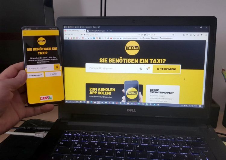 Österreichs Taxiunternehmen jetzt in einer App
