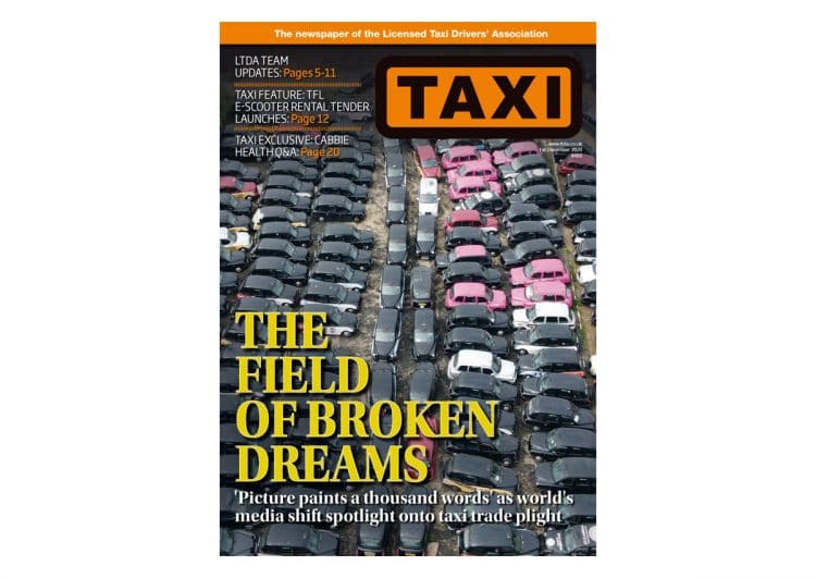 Weihnachten auf dem Taxi-Friedhof