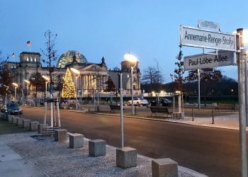 Neuer Straßenname im Regierungsviertel