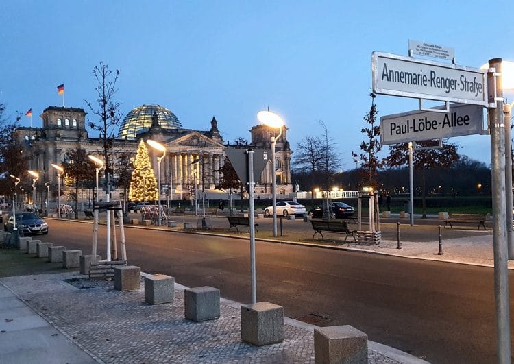 Neuer Straßenname im Regierungsviertel