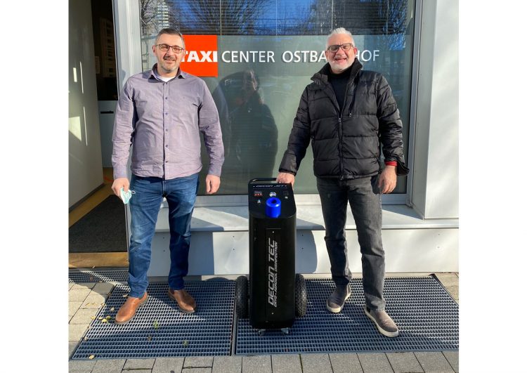 Sichere Taxi-Fahrt dank Desinfektion