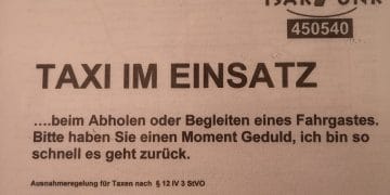 35 Euro Strafe bei Abholung eines behinderten Fahrgastes