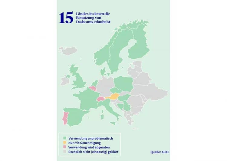 Ist die legale Nutzung von Unfallkameras im Taxi möglich?