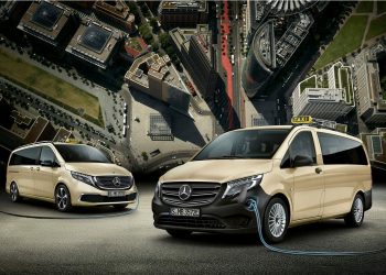 Zukunftstaxi-Projektpartner Mercedes-Benz: eVito Tourer und EQV