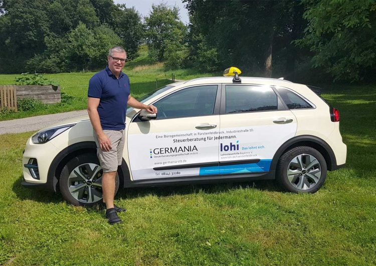 In Fürstenfeldbruck fährt das erste E-Taxi