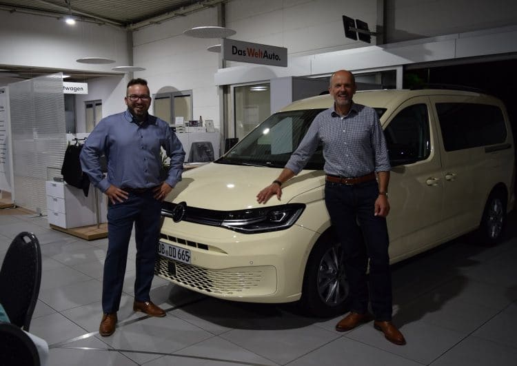 VW-Taxiabend: Caddy 5 war mittendrin