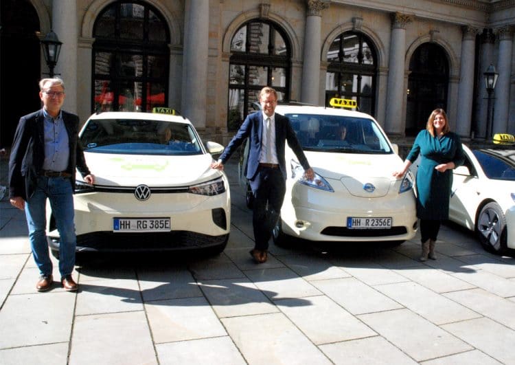 Hamburger E-Taxi-Bilanz – von 5 auf 50