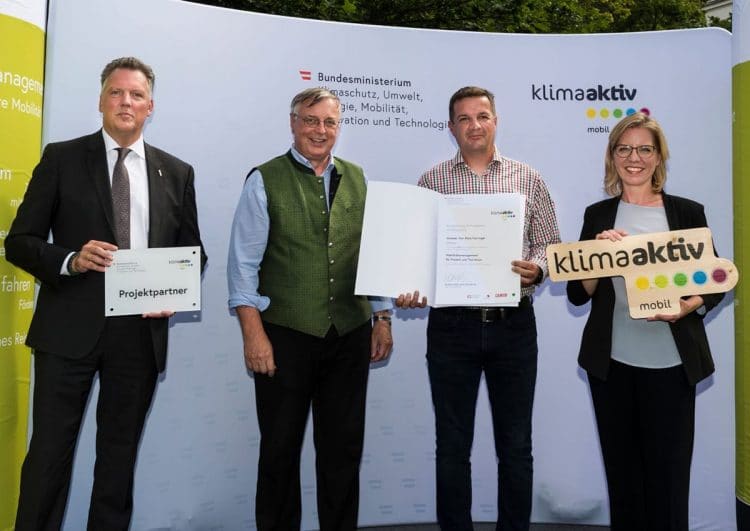 Klimaaktiv-mobil-Preis für Gosauer Taxi