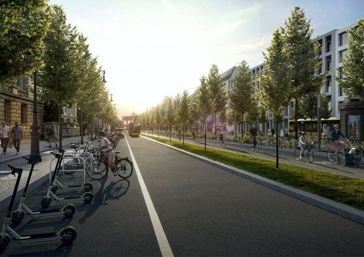 Unter den Linden ab 2028 tabu für Privat-Pkw, Uber & Co.?