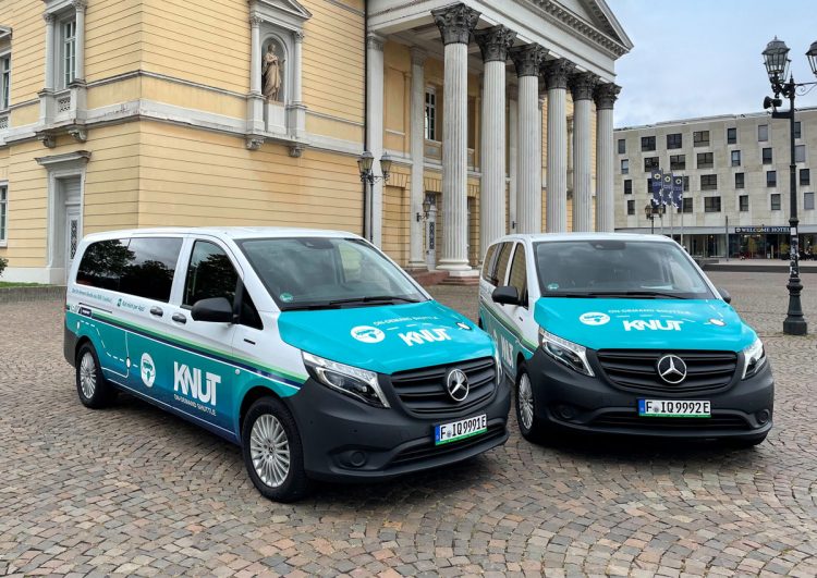 CleverShuttle feiert sein Comeback mit Knut in Frankfurt