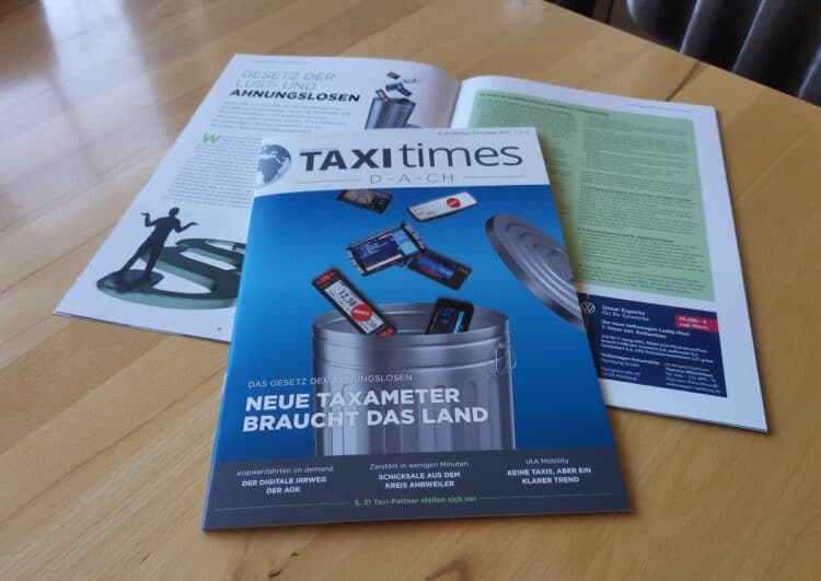 Taxi Times DACH erschienen: Das Dilemma um die Kassensicherungsverordnung