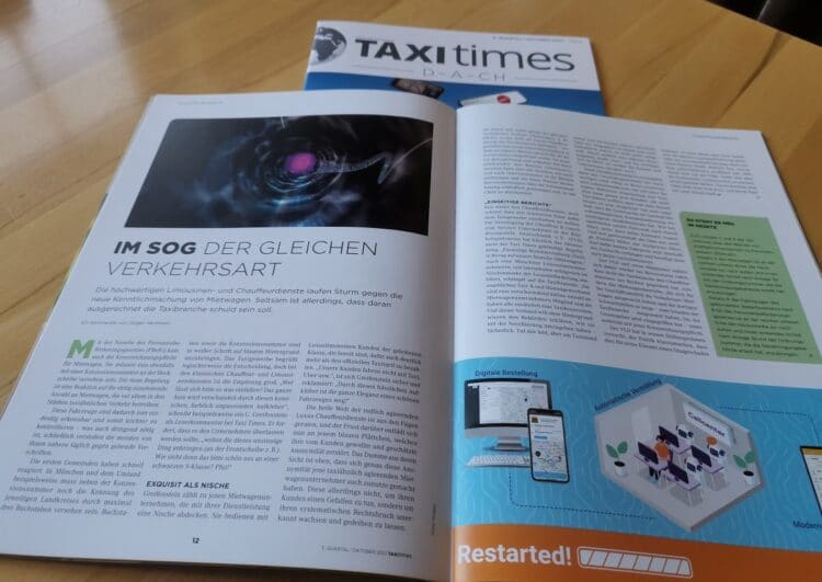 Taxi Times DACH erschienen: Das Dilemma um die Kassensicherungsverordnung
