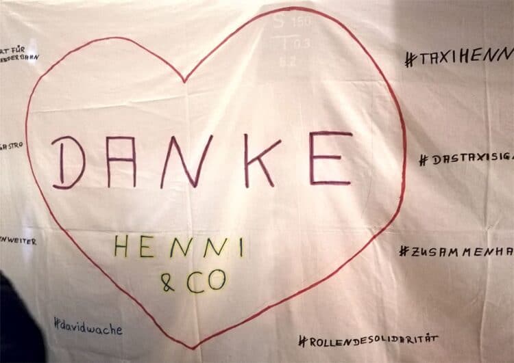 Hamburger Kiez dankt für die Taxi-Solidarität