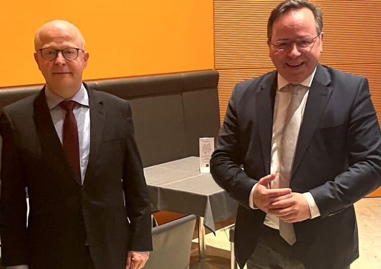 TMV-Geschäftsführer hat Staatssekretär Theurer besucht