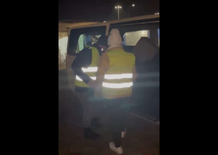 Mit dem Großraumtaxi Richtung Ukraine