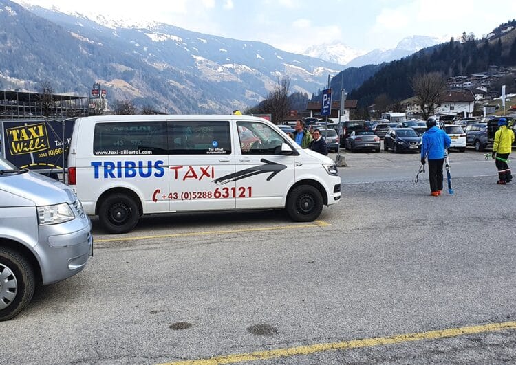 In Wintersportregionen funktioniert das Taxigewerbe anders