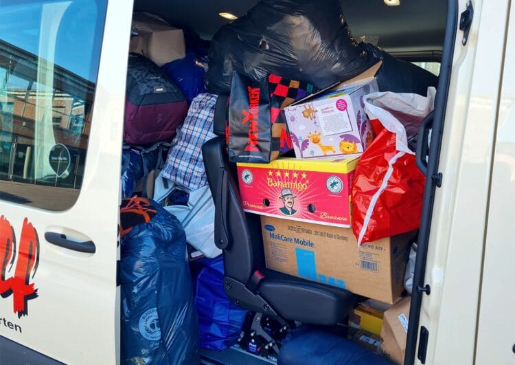 Hilfe und Solidarität für die Ukraine aus dem Taxigewerbe