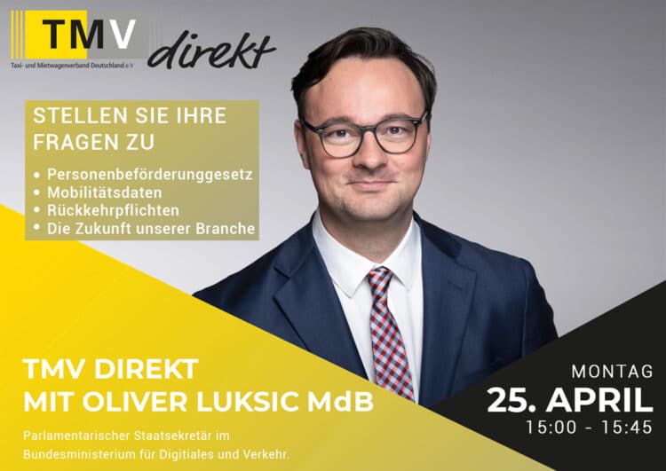 TMV startet eine direkte Politikerkommunikation