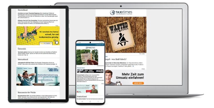 Taxi Times Newsletter – jetzt anmelden!