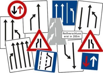 Wer hat Vorfahrt bei Straßenverengung?