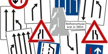 Wer hat Vorfahrt bei Straßenverengung?