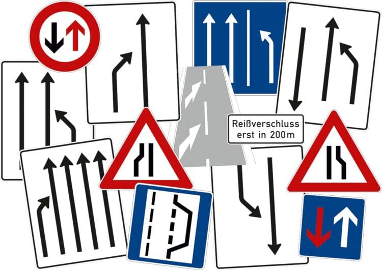 Wer hat Vorfahrt bei Straßenverengung?