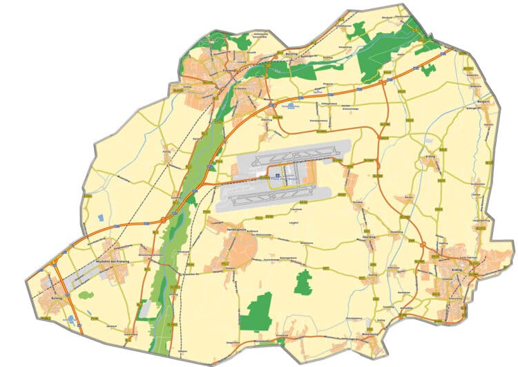 Taxi-Kurzfahrtengebiet rund um den Münchner Flughafen wird verkleinert